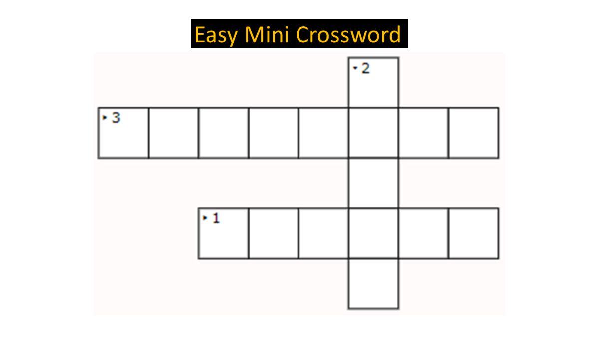 Jagran Josh Mini Crossword