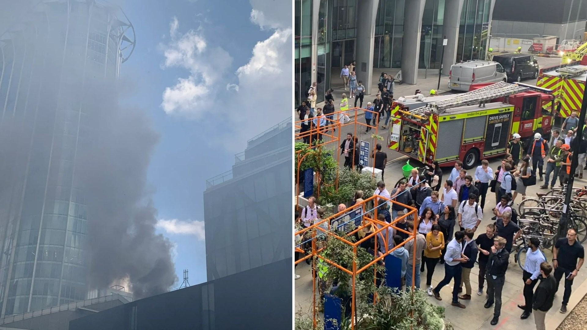 Moorgate fire: London Underground station shut and thousands evacuated as dark smoke seen for miles