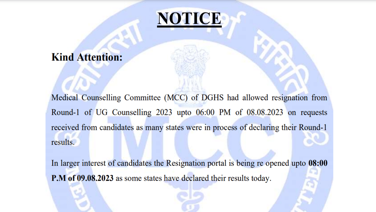 NEET UG Counselling 2023