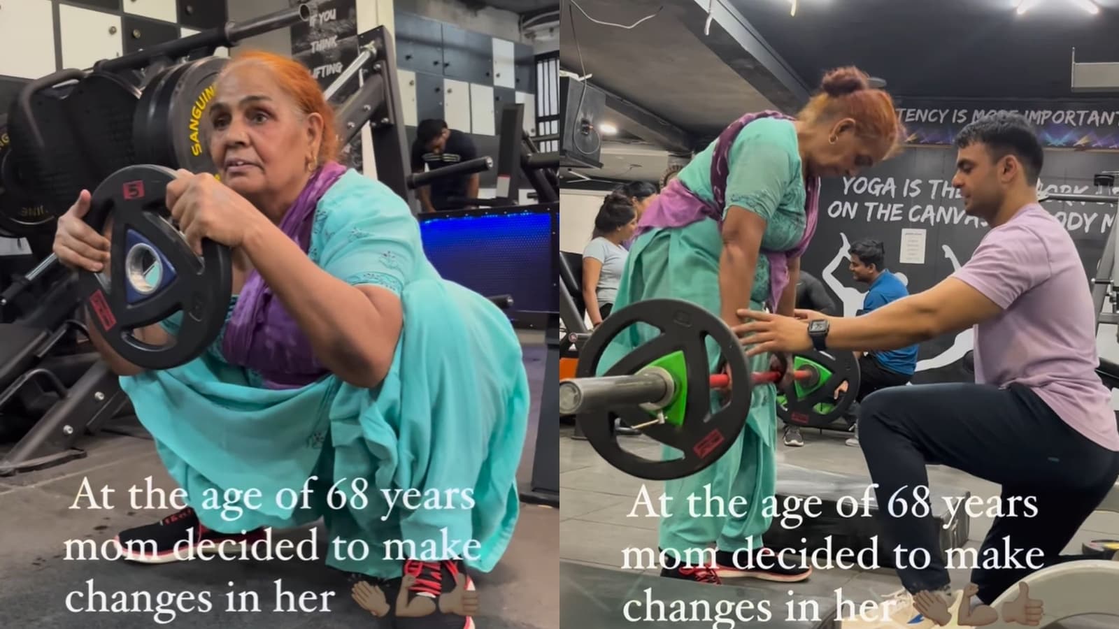 Need motivation to hit the gym today? Take inspiration from this 68-year-old woman