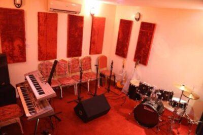 Nigerian Singer, Kcee Shares Photo Of Five Star Music Rehearsal Studio