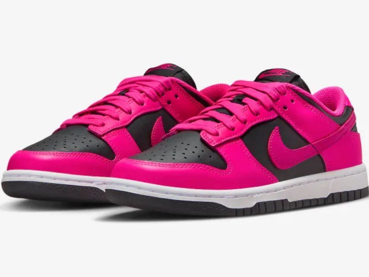 Nike Dunk Low &quot;Fierce Pink&quot; sneakers (Image via Nike)