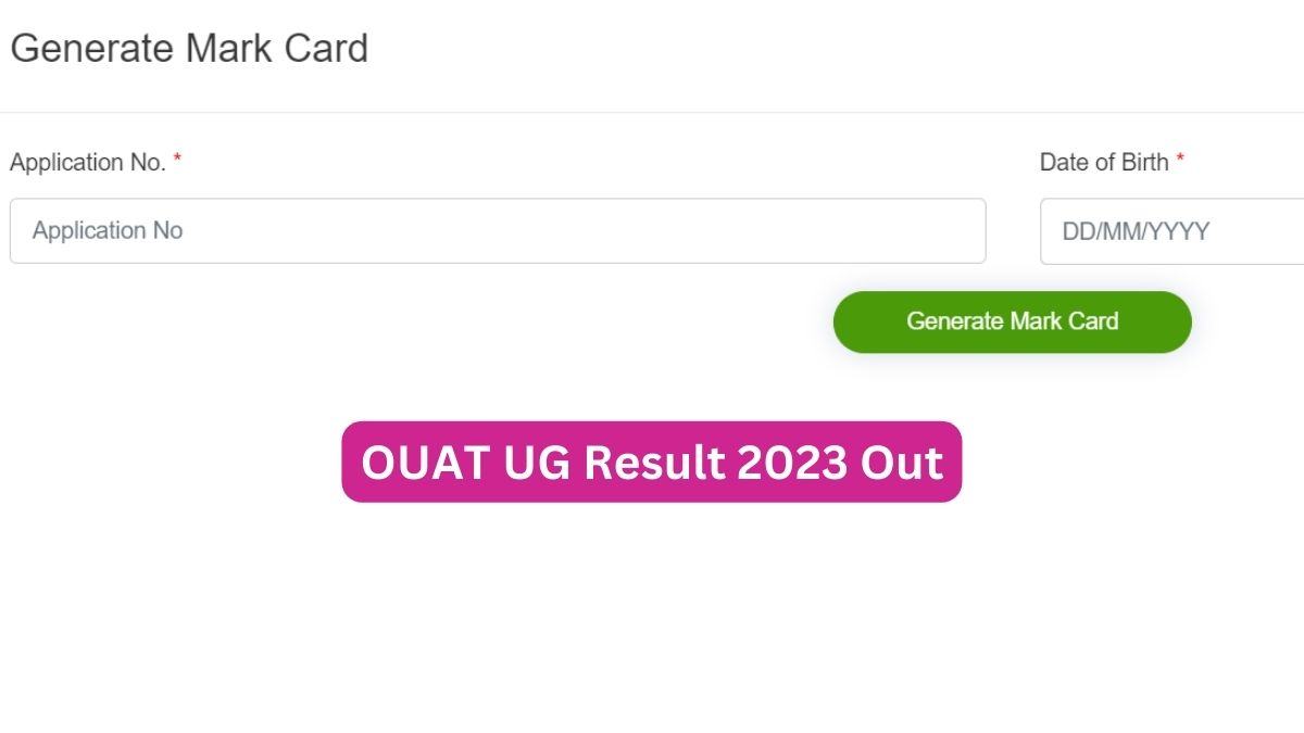 OUAT Result 2023 Declared