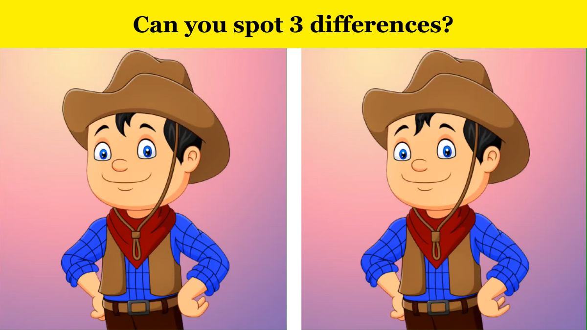 Can you spot 3 differences?