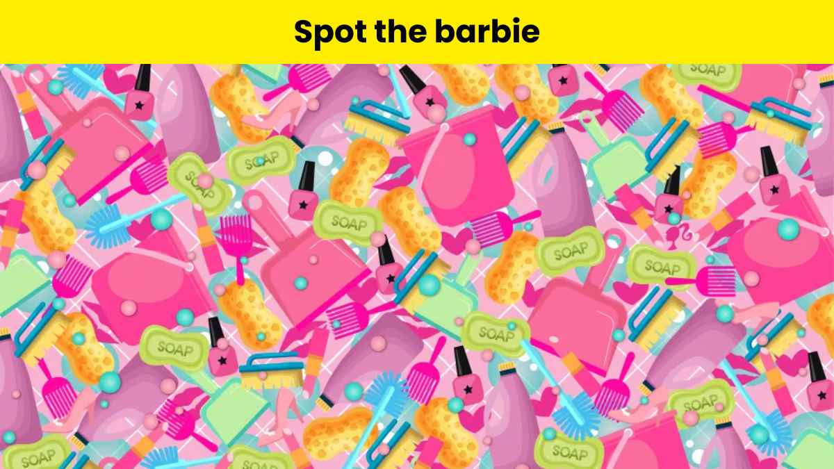 Spot the Barbie in 7 seconds