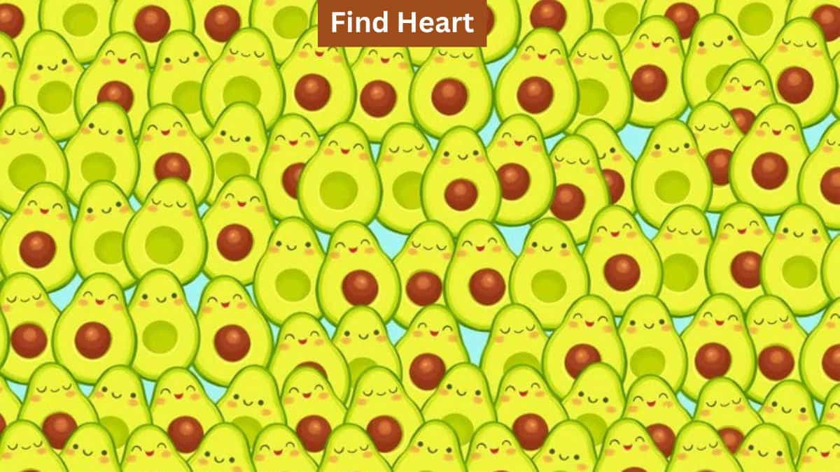 Optical Illusion to Test Your Vision: Find the Heart among Avocados in 5 Seconds