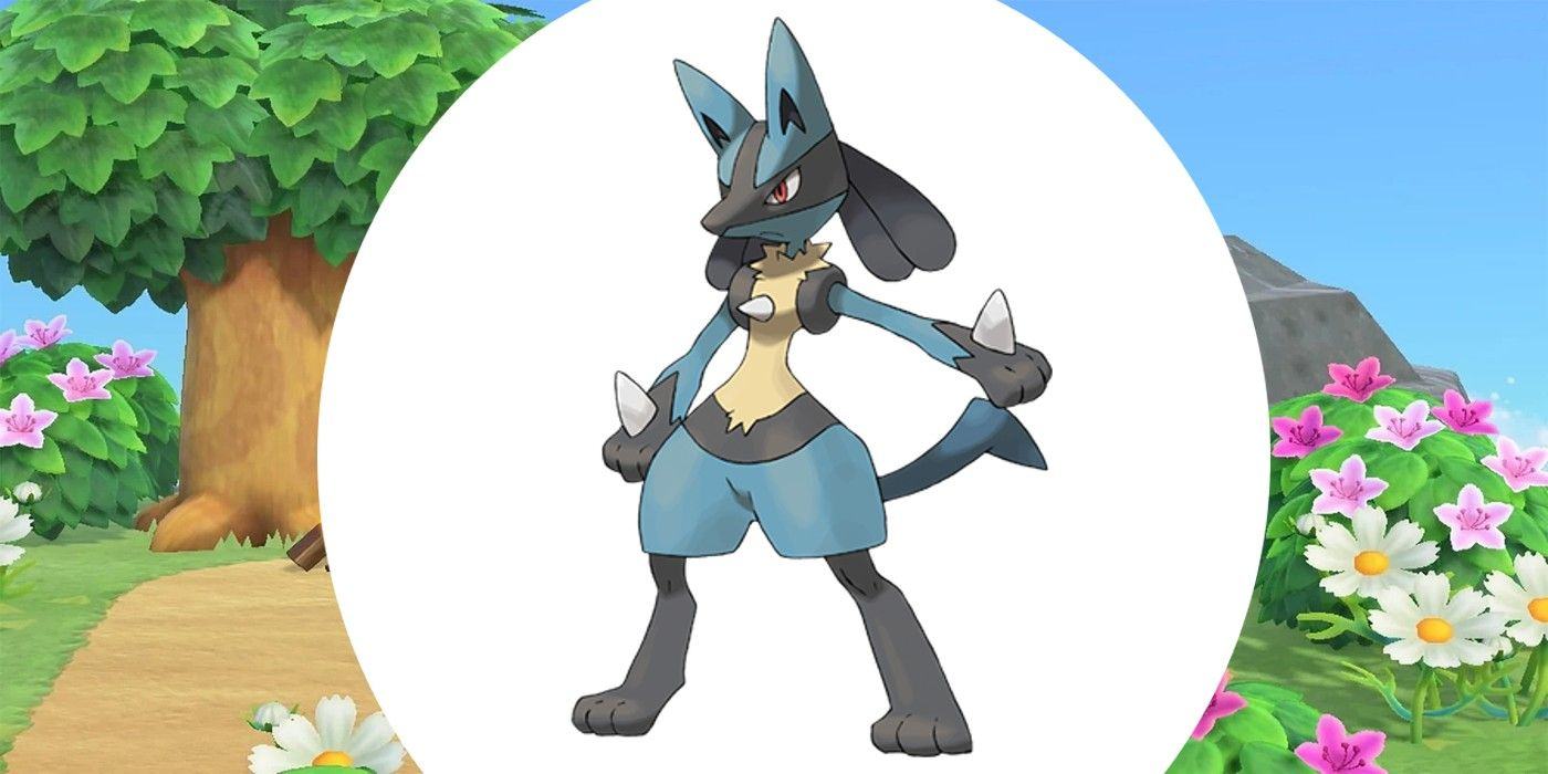 Pokémon's Lucario Looks Even Better As Animal Crossing Villager