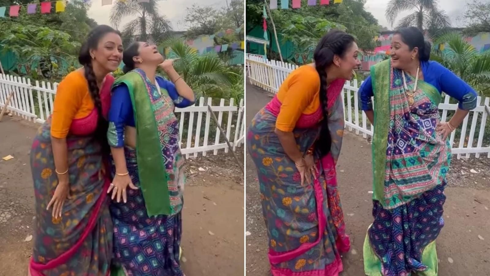 Rupali Ganguly grooves to Badal Barsa Bijuli with on-screen mother-in-law Alpana Buch