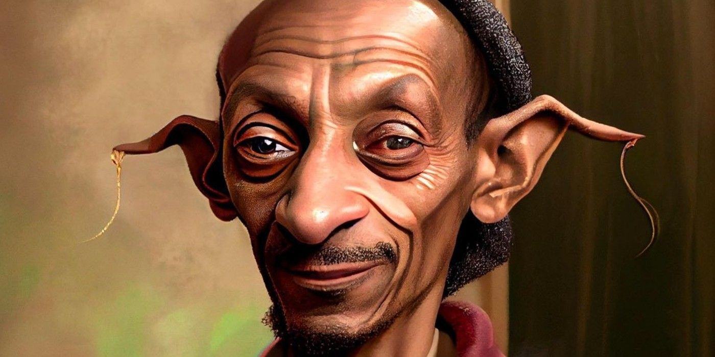 Snoop Dogg Is Dobby The House Elf In Hilarious Harry Potter Art