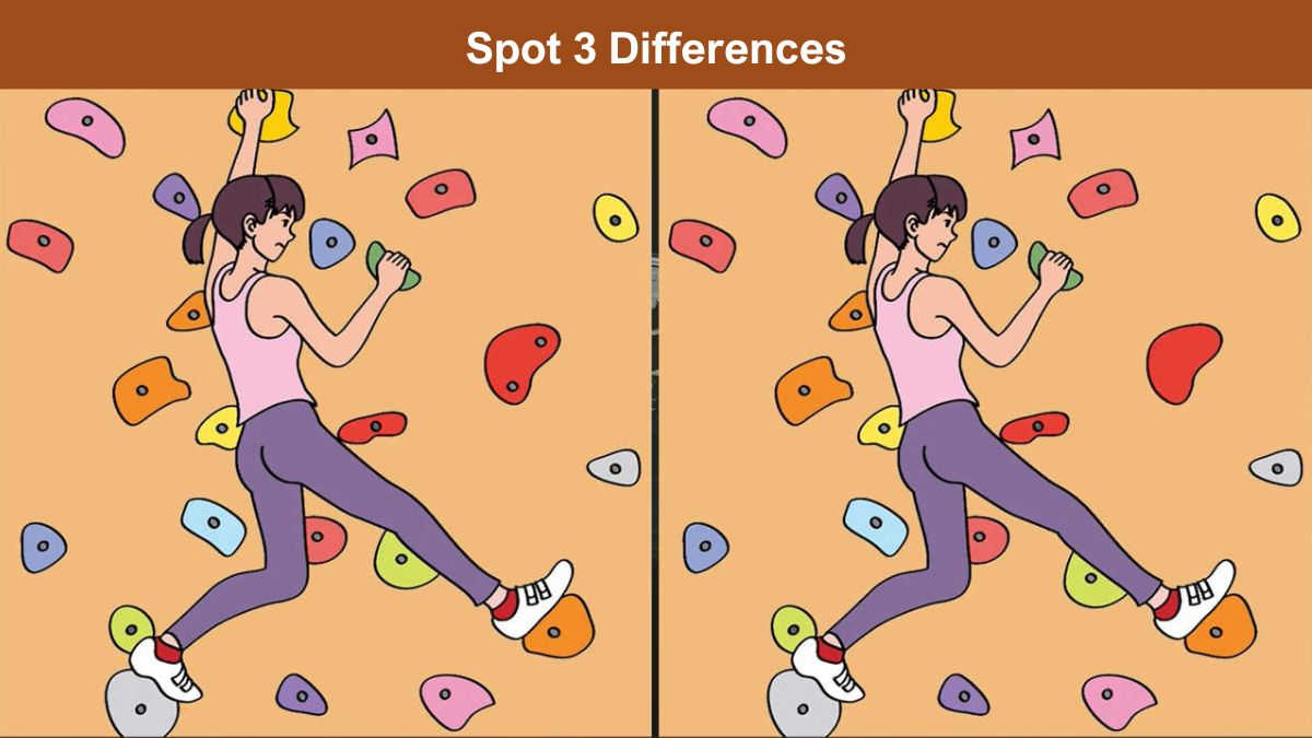 Can You Spot 3 Differences in 10 Seconds?