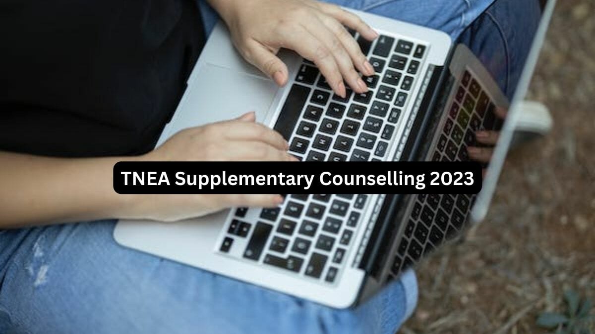 TNEA Supplementary Counselling 2023