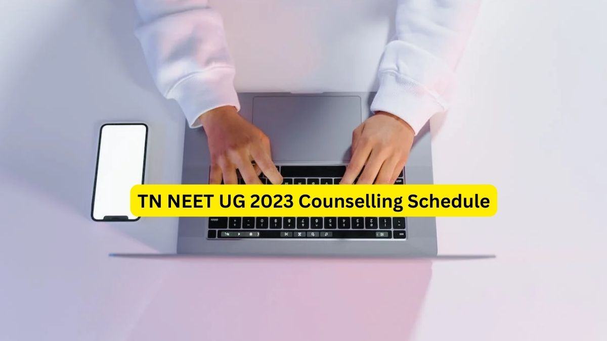 Tamil Nadu NEET UG 2023 Counselling Schedule