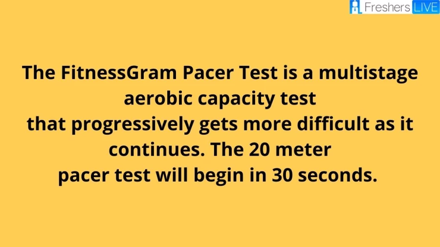 The Fitnessgram Pacer Test Lyrics Leger and Lambert: Find The Fitnessgram Pacer Test Song Lyrics