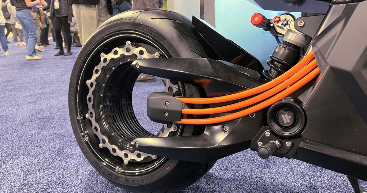 The wildest electric motorcycle got wilder at CES 2023