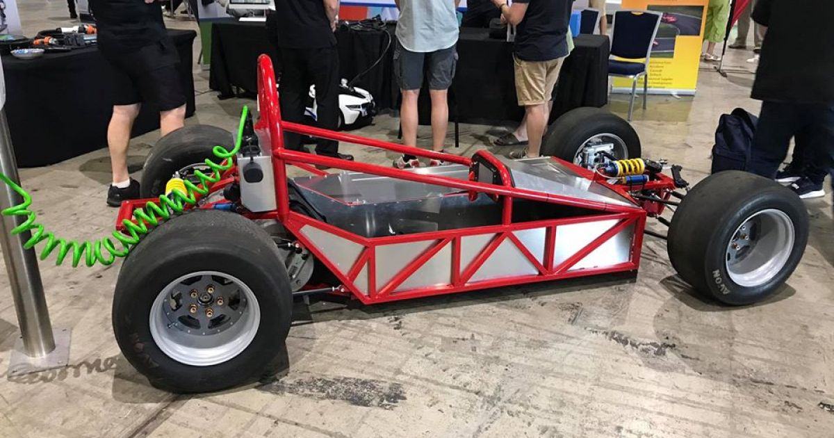 This Tesla-powered electric go-kart has an insane 600 horsepower