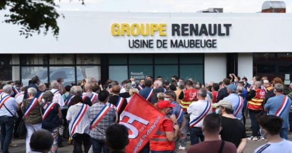 Thousands of people demonstrate in Maubeuge against the savings plan of Renault