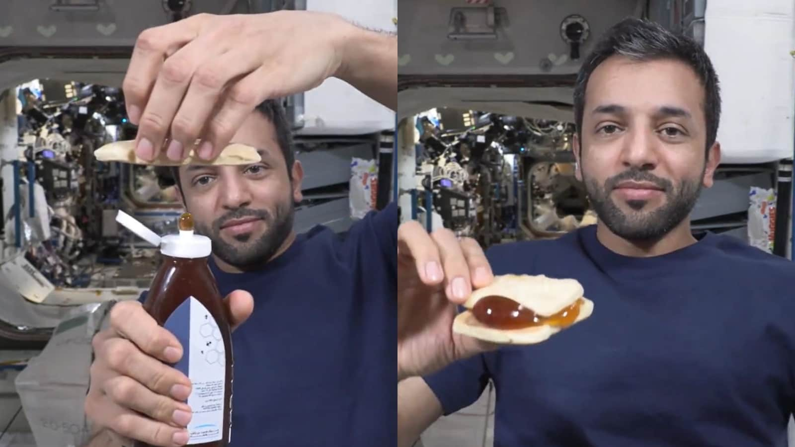 UAE astronaut makes honey sandwich aboard ISS, savours it later