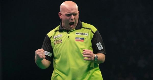 Van Gerwen clear winner Aspinall out at the UK Open