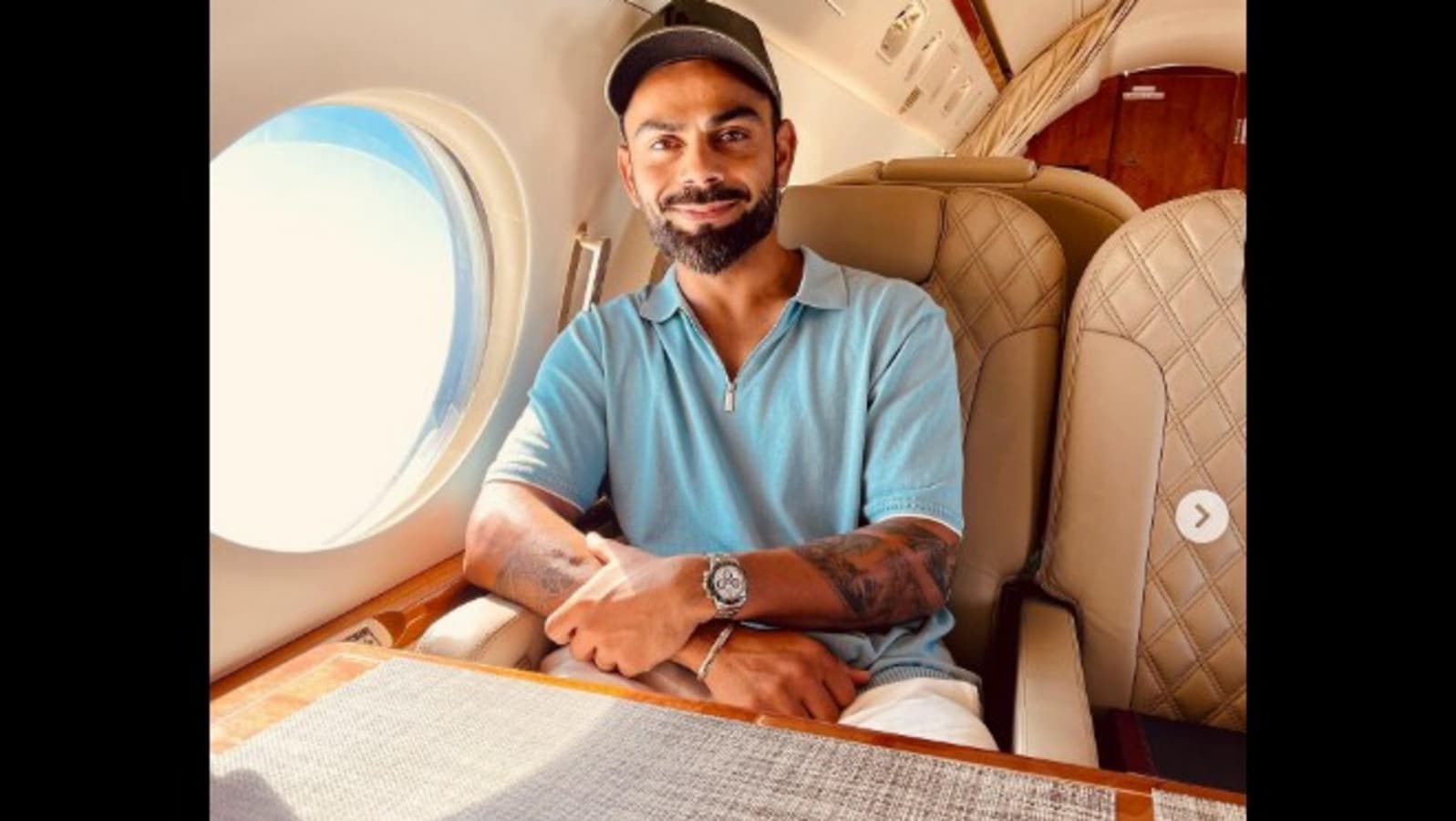 Virat Kohli travels in private jet, netizens react