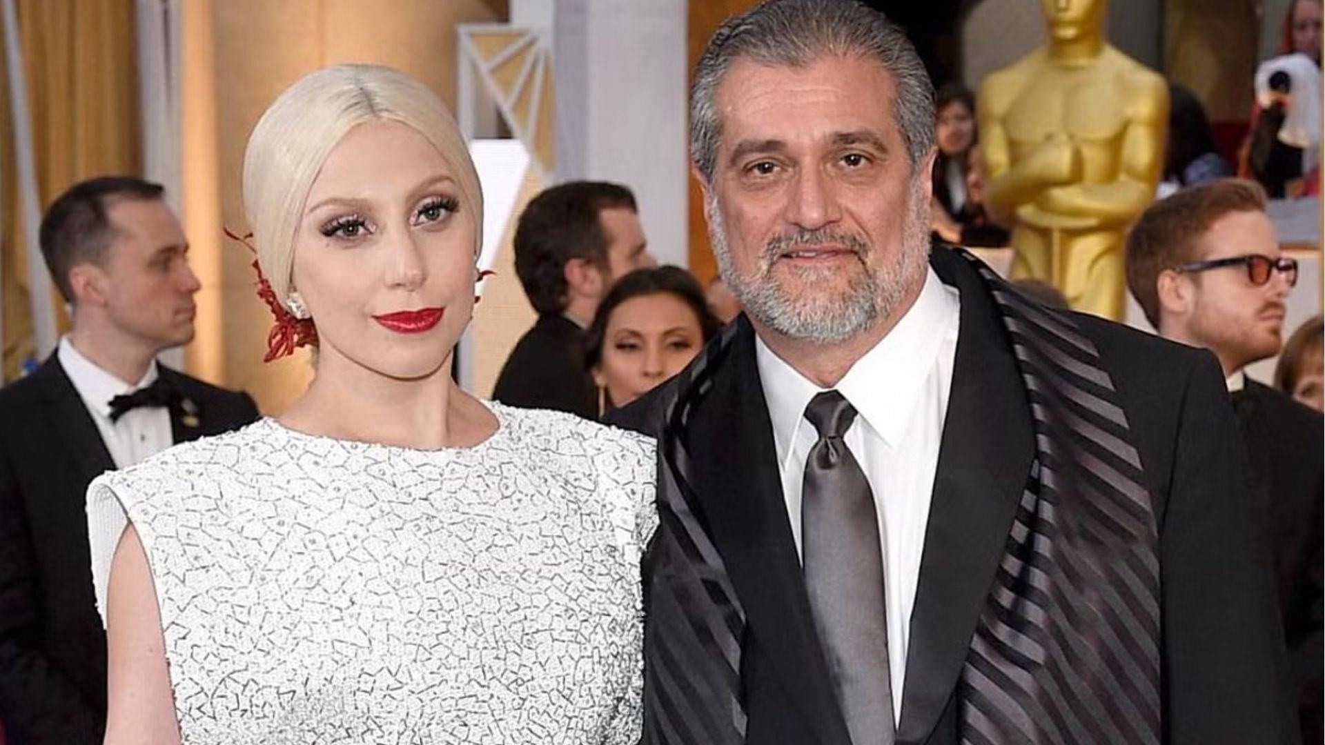 Lady Gaga and  Joe Germanotta. (Photo via Getty Images)