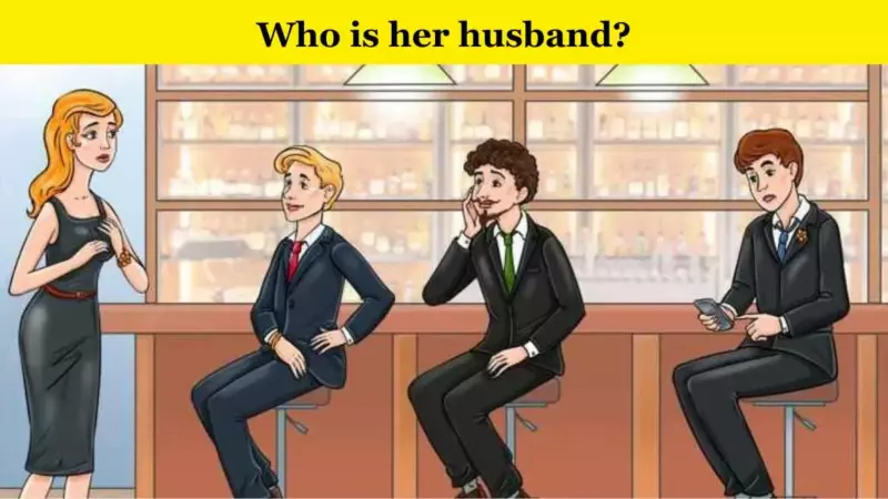 You have to find the woman’s husband in this visual puzzle. Only someone who is a puzzle champion will be able to solve this puzzle.