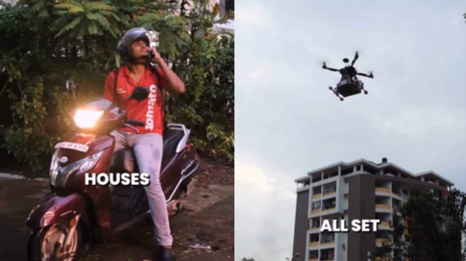 Zomato delivery agent builds drone to deliver food. Watch