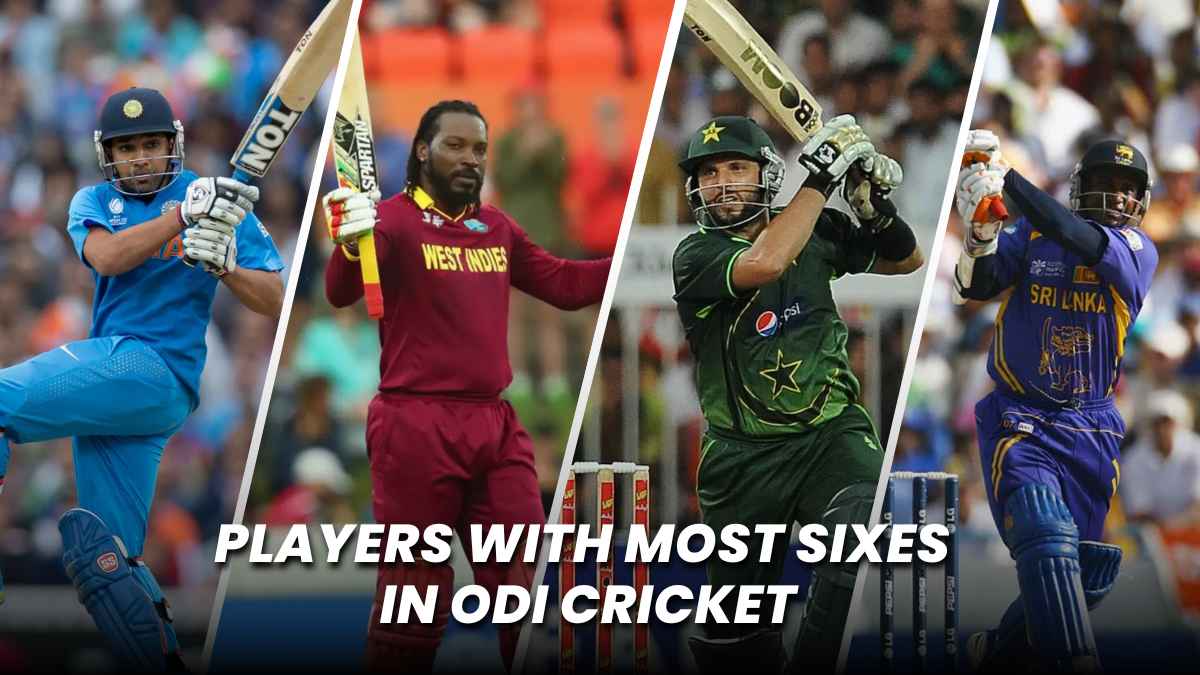 Get Here the List of Batsmen With Most Sixes in ODI Cricket