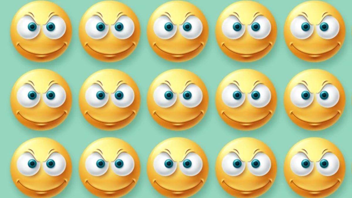 Can You Spot Which Emoji is Different in the Picture within 7 secs?