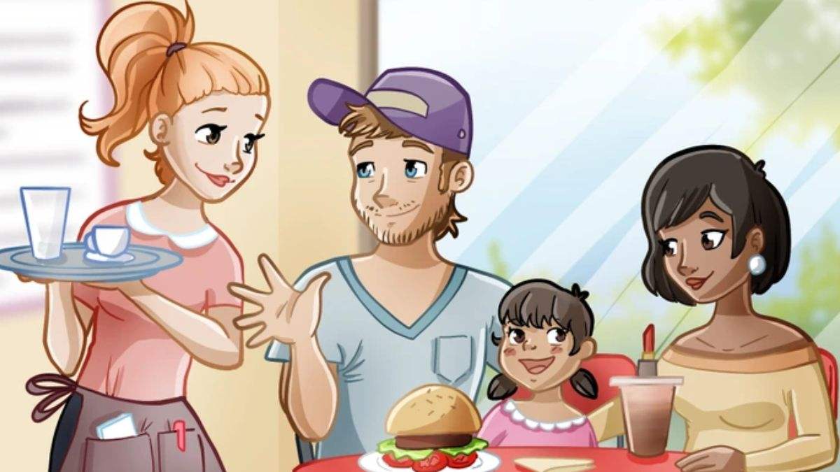 Can you Spot 3 mistakes in the Diners’ Picture within 15 seconds?