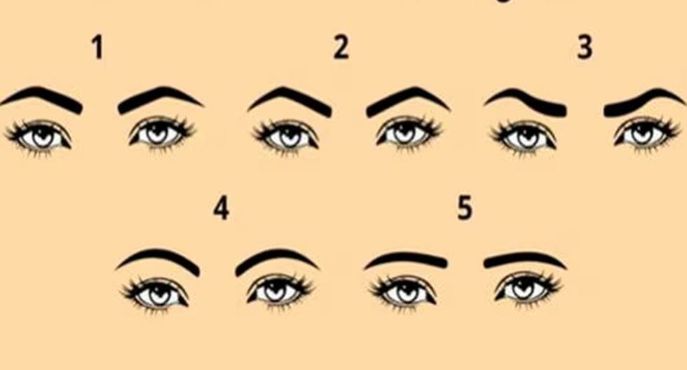 By answering what your eyebrows are like, you will be able to learn more details about your personality.