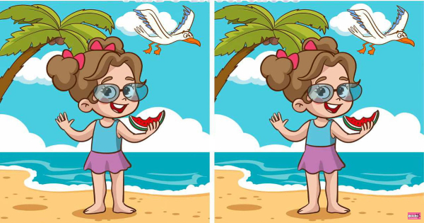 Can you spot 4 differences between these two images in just 15 seconds?