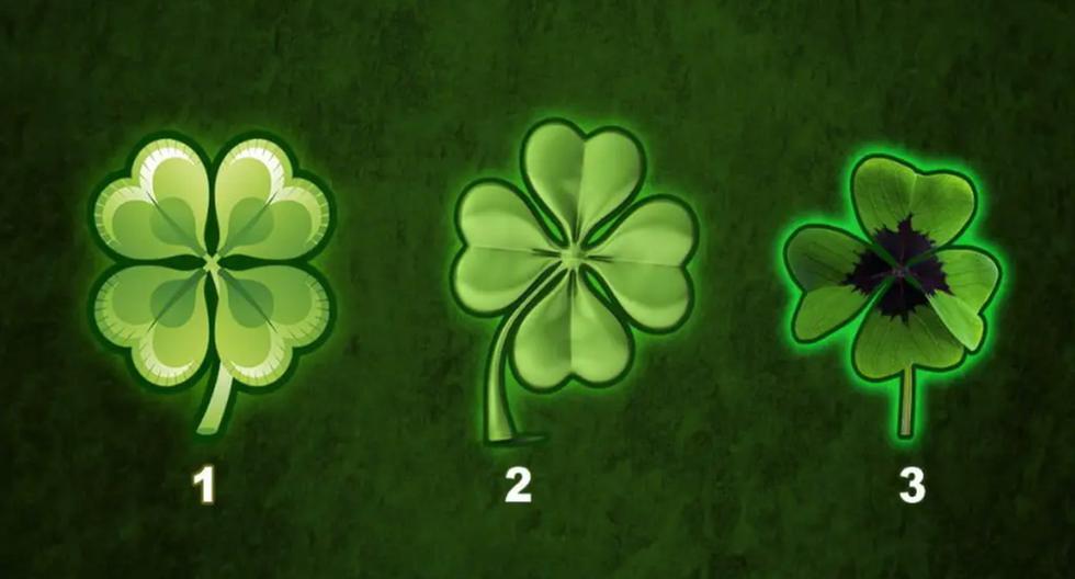 Choose the four-leaf clover and you will discover what fate has in store for you