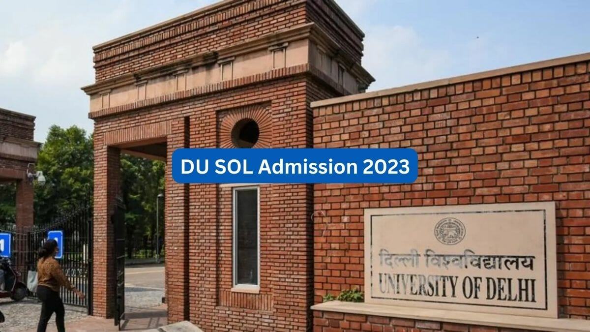 DU SOL Admission 2023