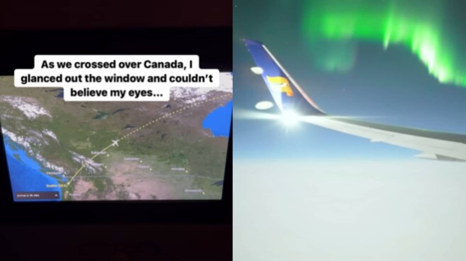 Ever wondered how the norther lights look like from a plane? Watch viral video