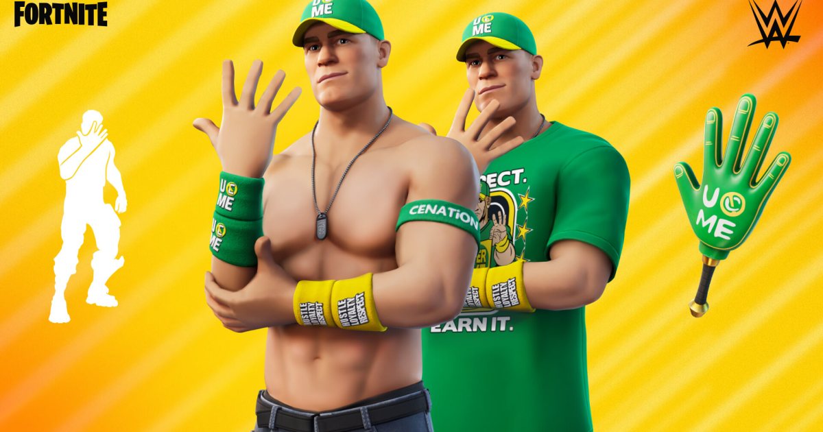 Fortnite is getting a new skin … and his name is John Cena