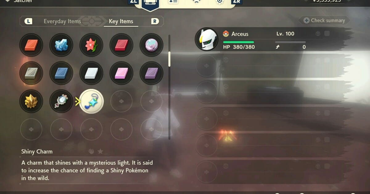 How to get the Shiny Charm in Pokémon Legends: Arceus