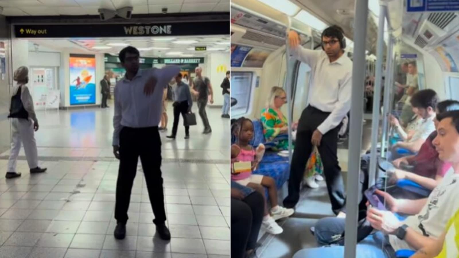 Man dances to Malaika Arora's Chaiyya Chaiyya on London metro. Watch