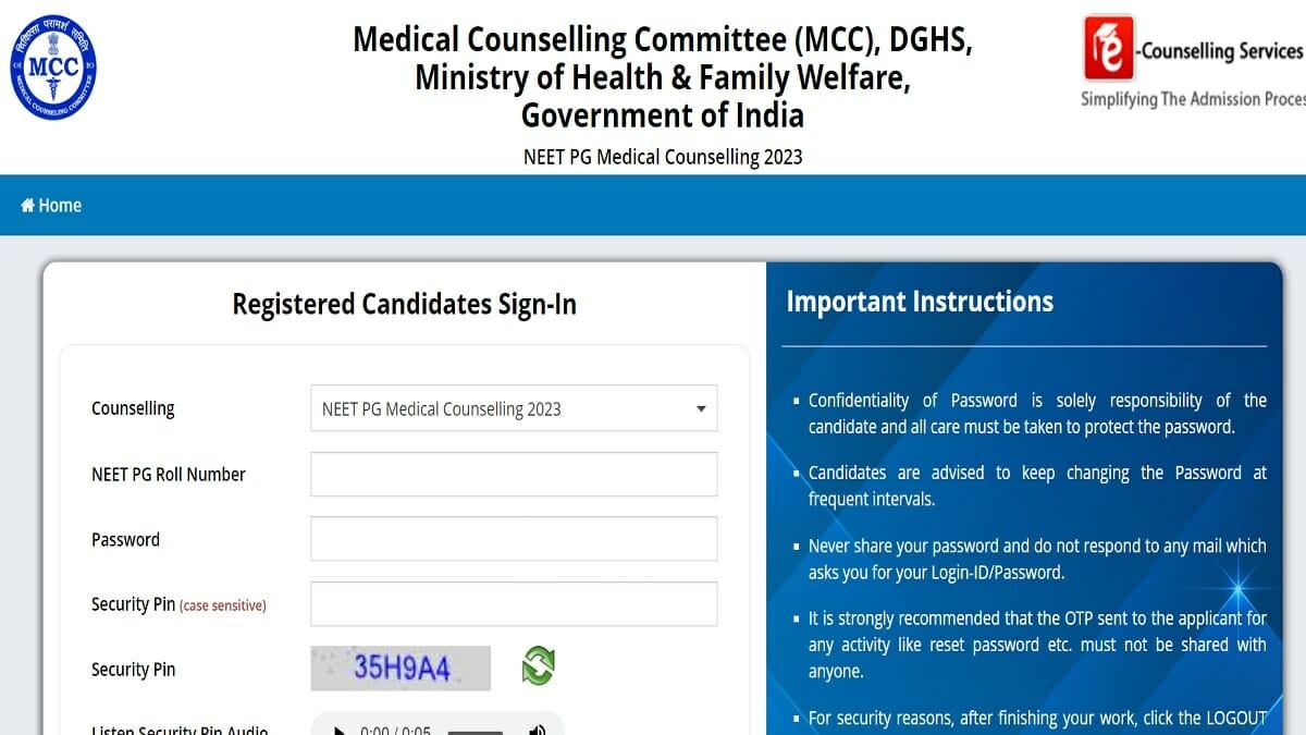 NEET PG Round 3 Counselling Seat Allotment