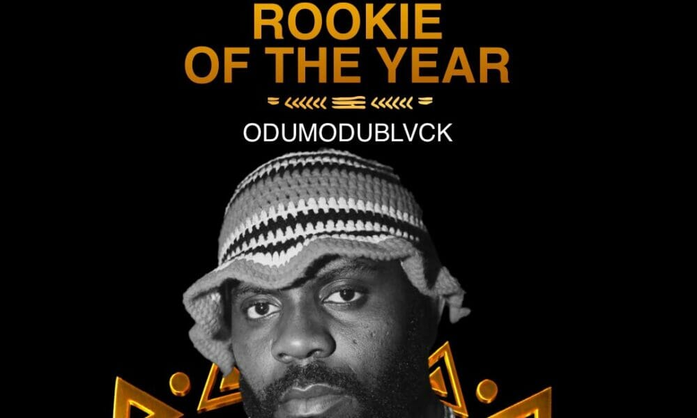 Odumodublvck Wins Rookie Of The Year At The 2023 Headies Awards