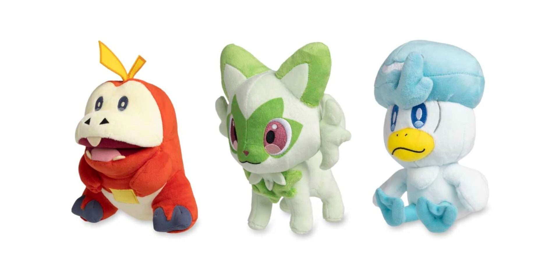 Official Pokémon Scarlet & Violet Starter Plushes Available Now