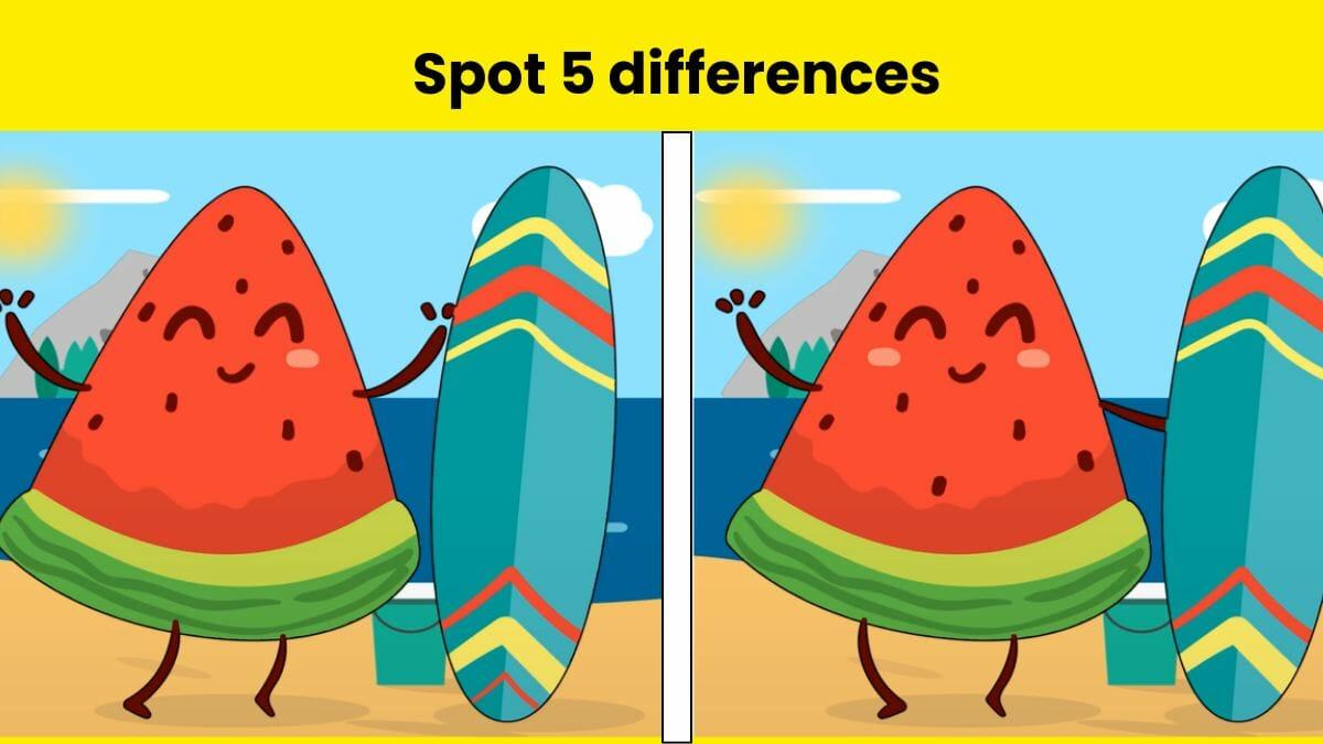 Spot 5 differences in 15 seconds