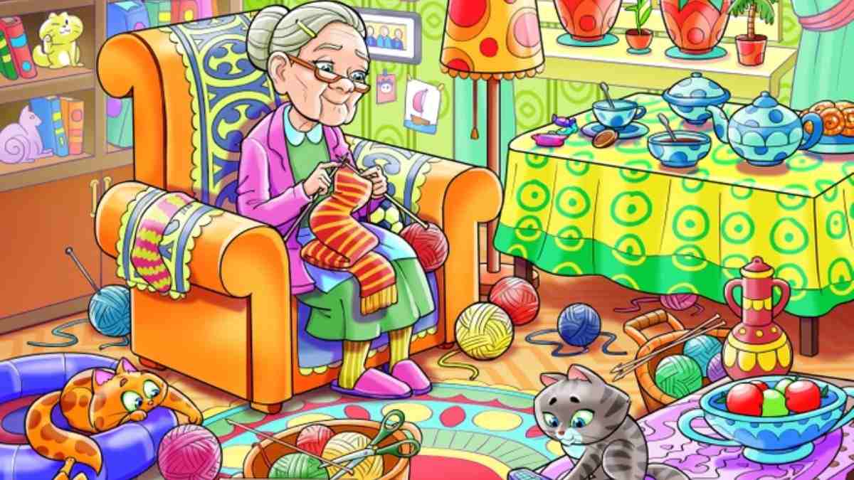 Only 2% can spot the ball hidden inside Granny