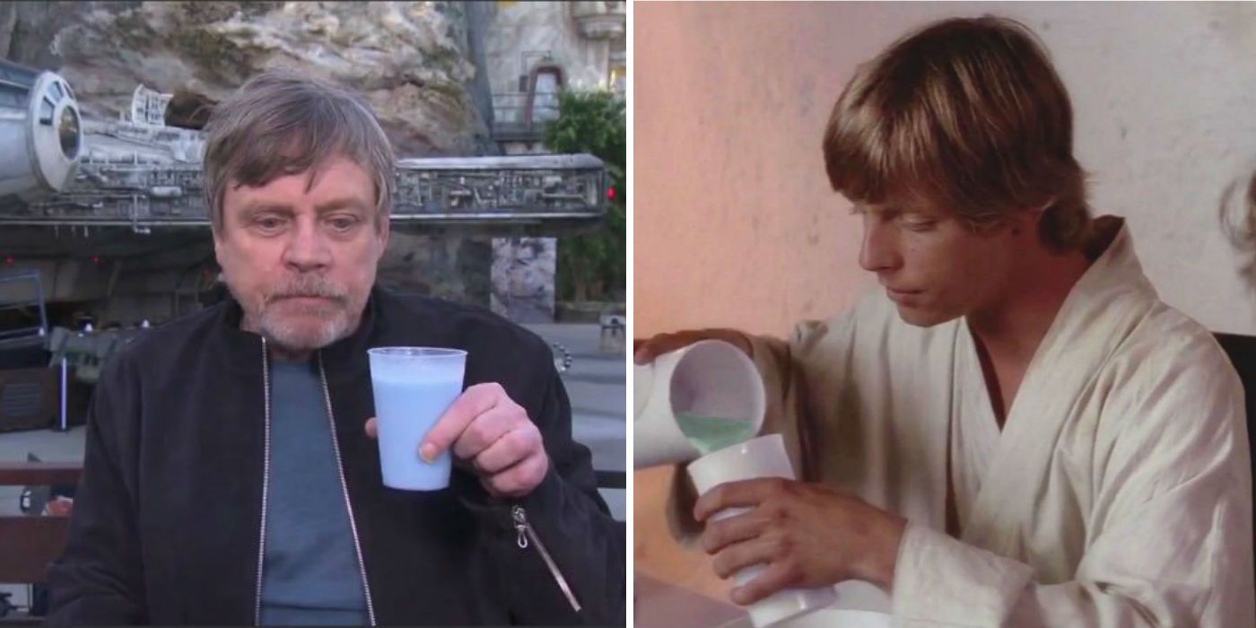 Star Wars: Mark Hamill Compares Taste of Galaxy's Edge Blue Milk to Original