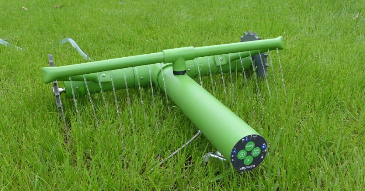 This robot makes sure no drop is wasted when you water your lawn