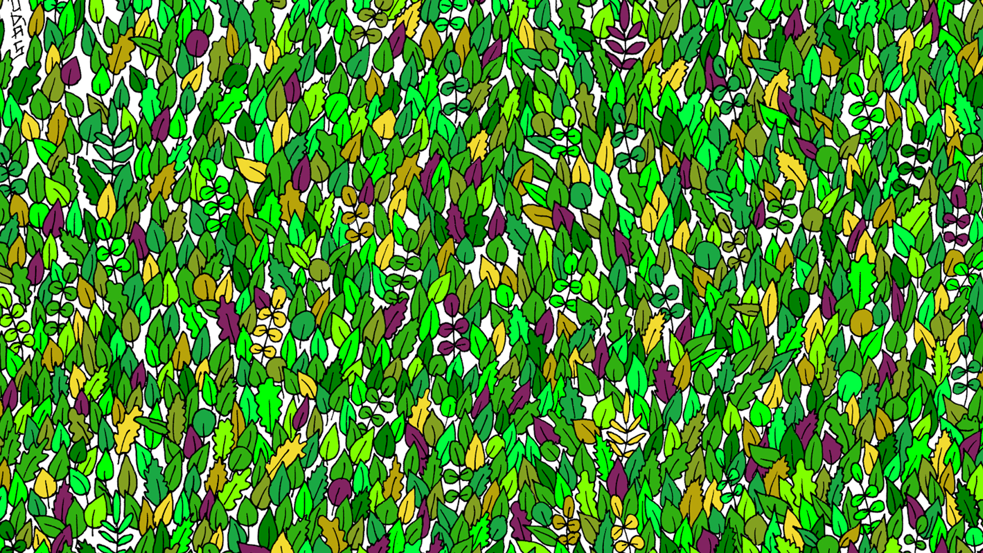 You have 20/20 vision if you can find the frog hiding among the leaves in under 20 seconds