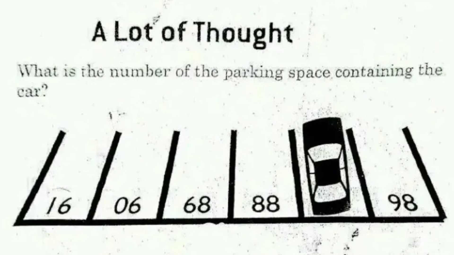 You could have a high IQ if you can solve this tricky parking puzzle in under 20 seconds