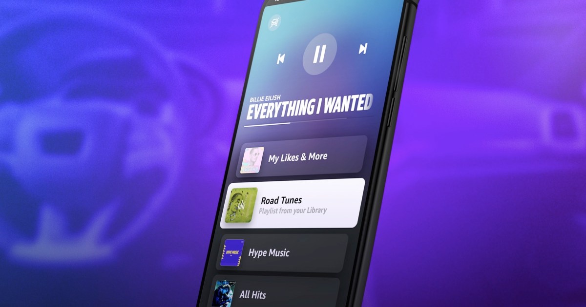 Amazon Music now has a car mode, but don’t use it while driving