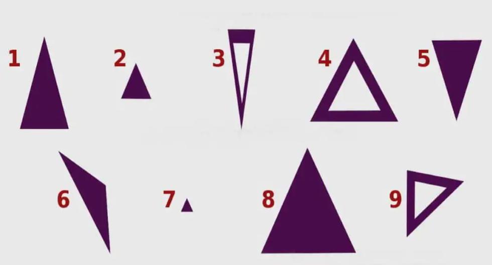 As soon as you choose one of the triangles, you will know what your true way of being is.