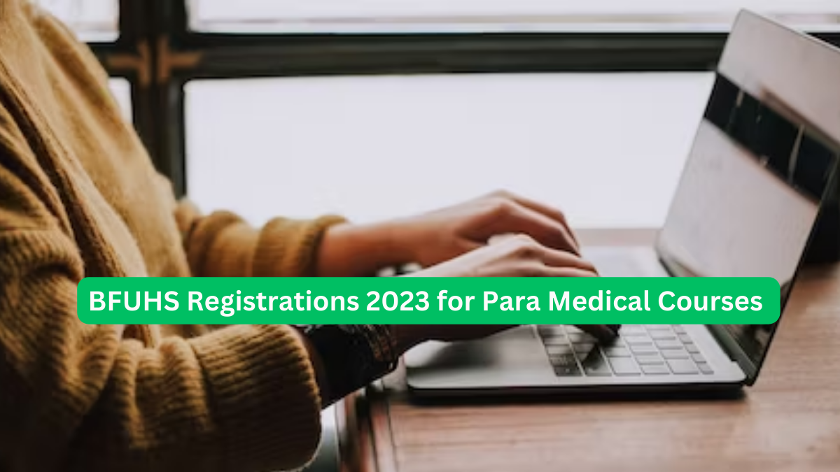 BFUHS Para Medical Registrations 2023