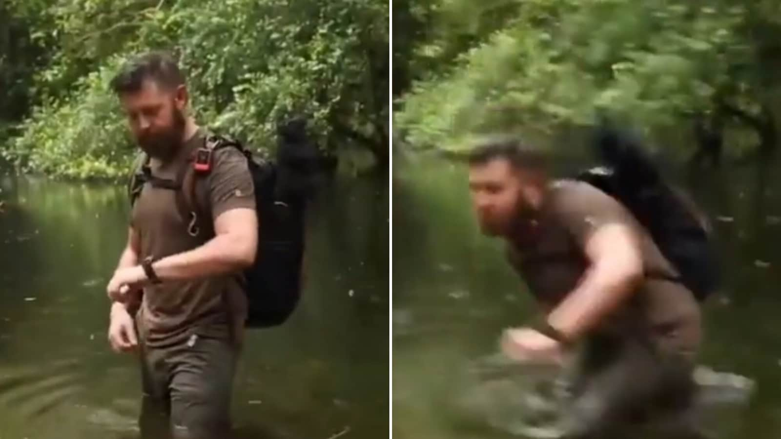 Biologist gets struck by lightning while standing in a waterbody